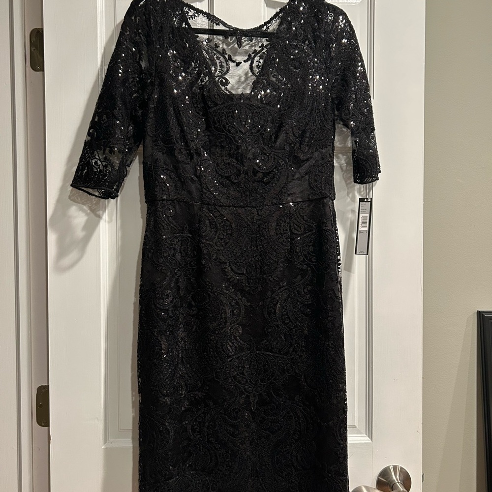 Elegant Black Lace Dress